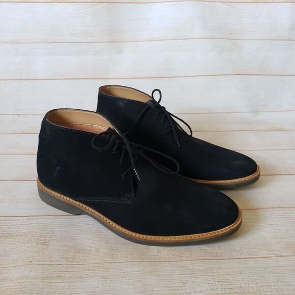 Clarks Atticus Limit Men\'s Black Nubuck Leather Lace Up Chukkas Boots Size 10M main image 8